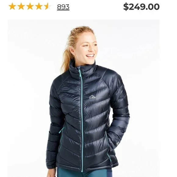 LL Bean Ultralight Down Jacket 850